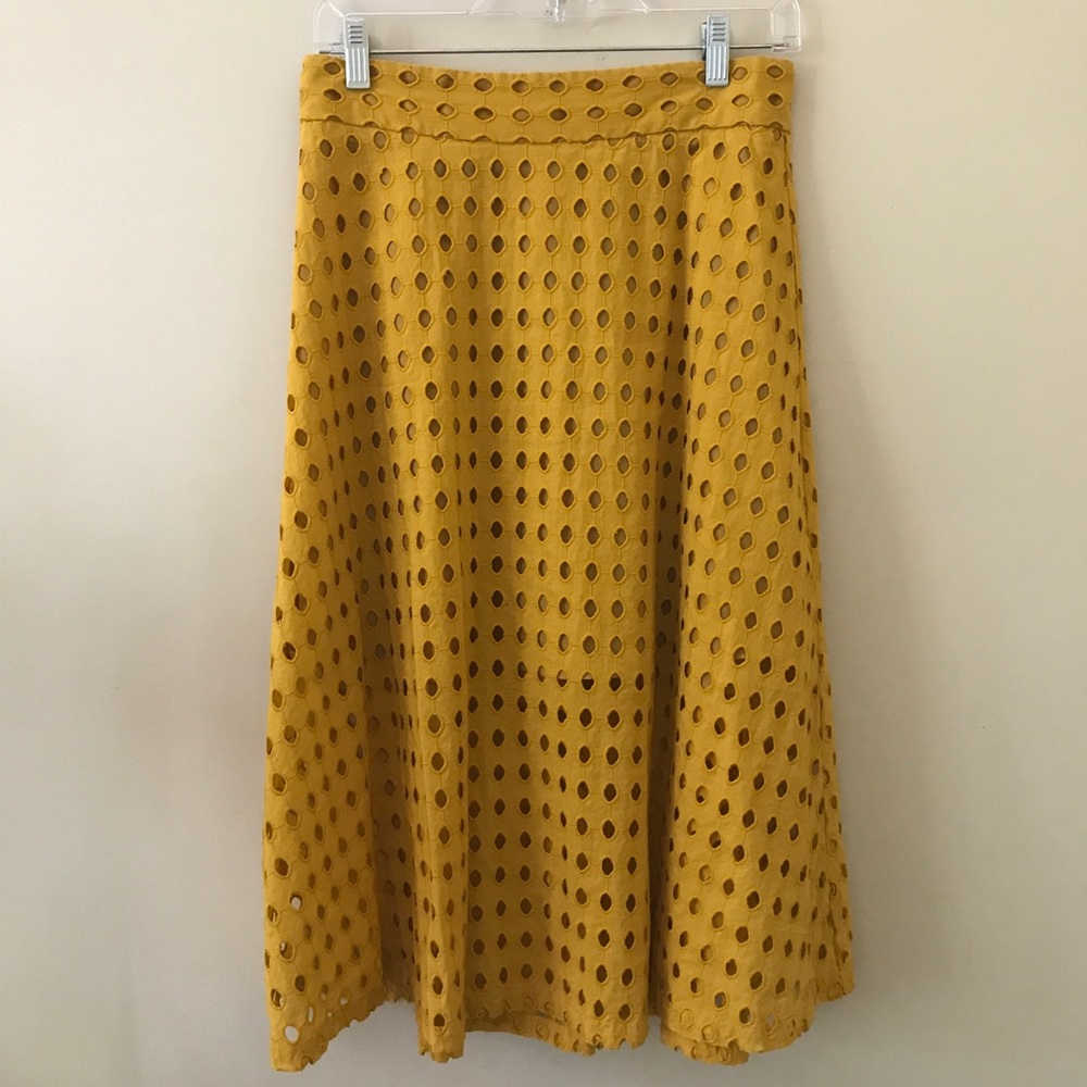 H&M high waisted midi skirt